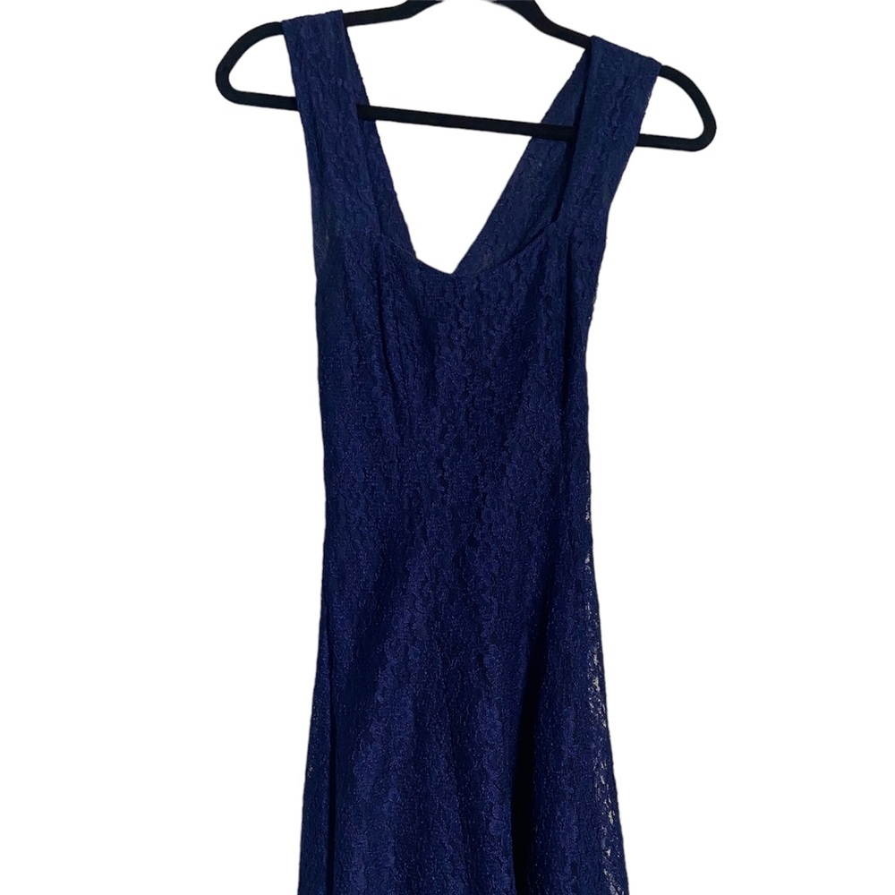 All That Kazz laced and fully lined navy blue dress size 7/8